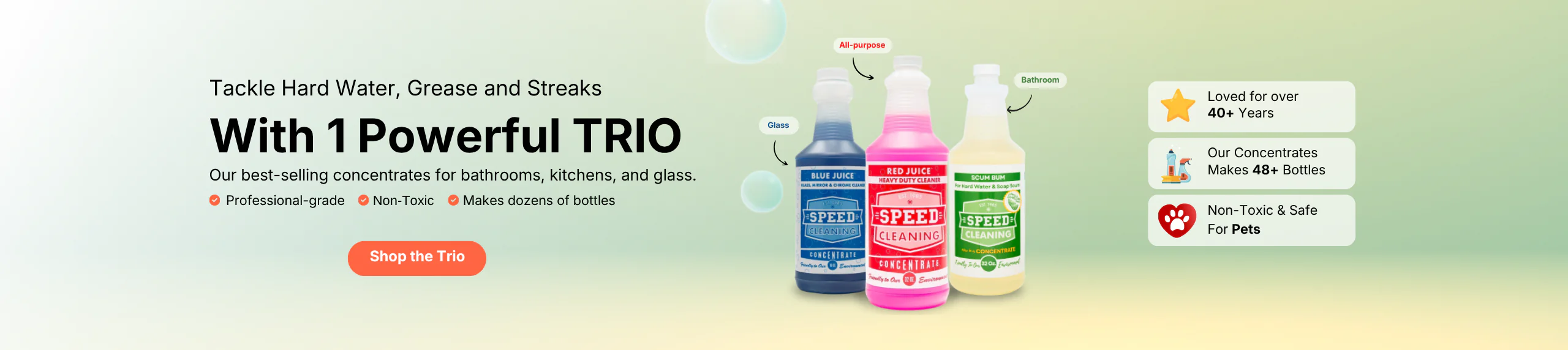 Clean Faster, Clean Better